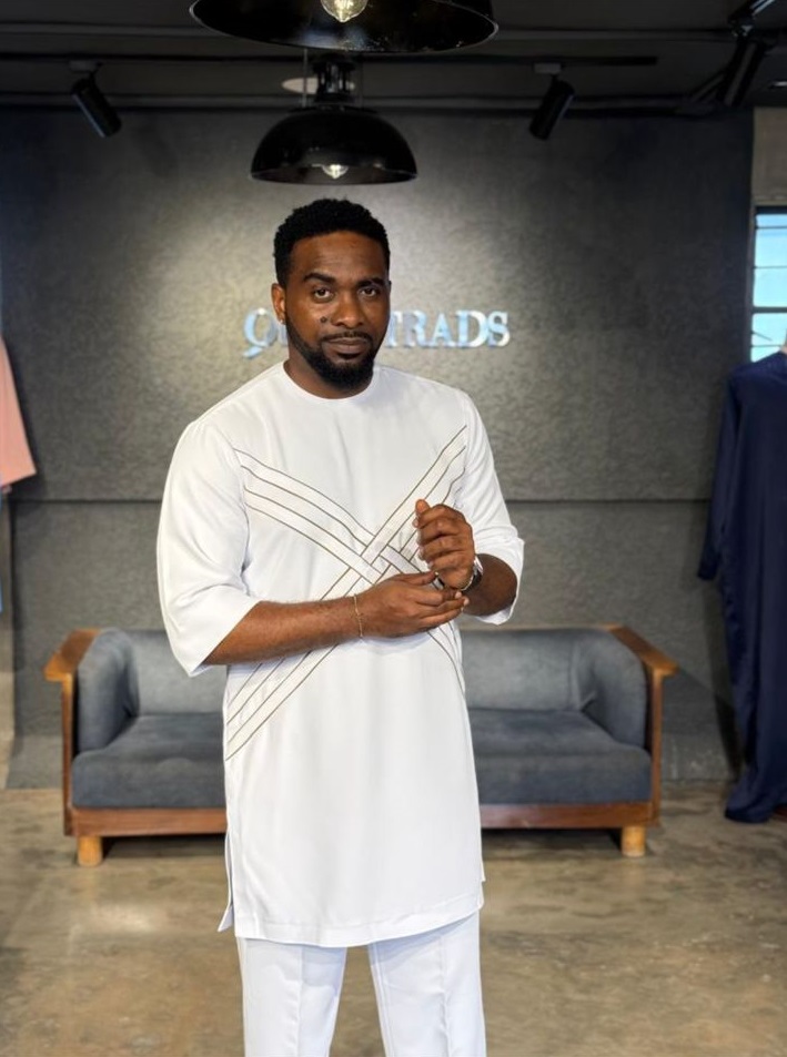 Top and Pant with Crossed Emb